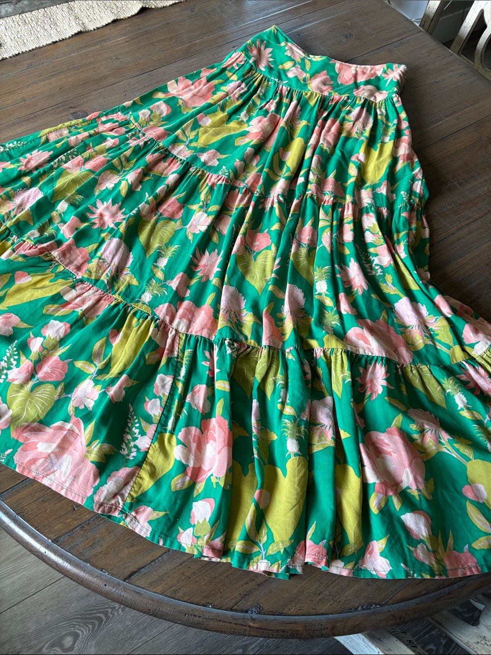 Natural Life size S Hanna floral maxi skirt with Old Navy S top - Picture 4 of 16